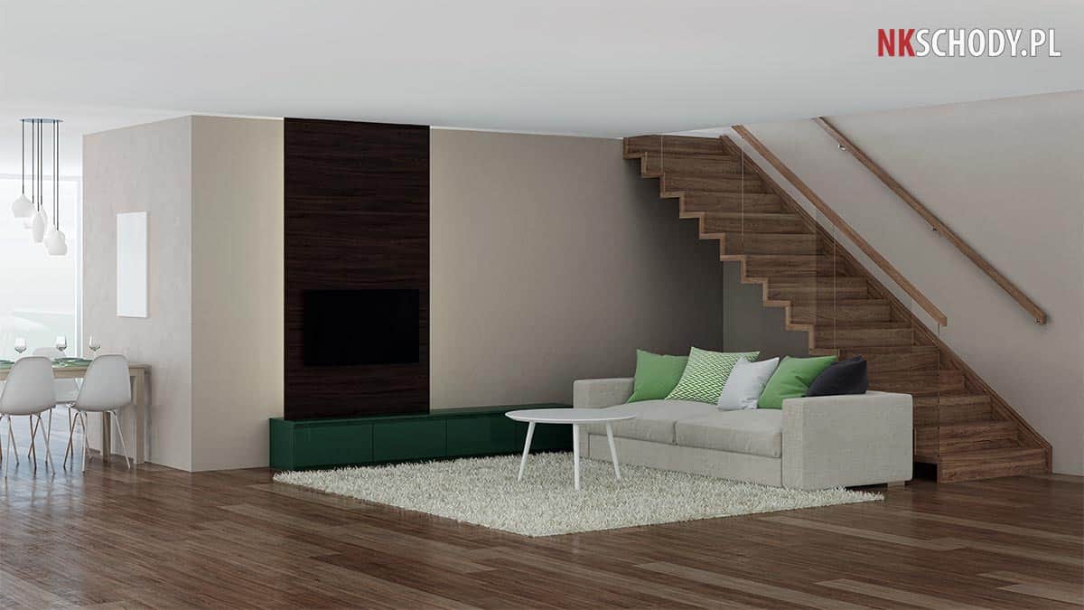 Schody w salonie